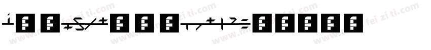 AR Gothic B Medium字体转换